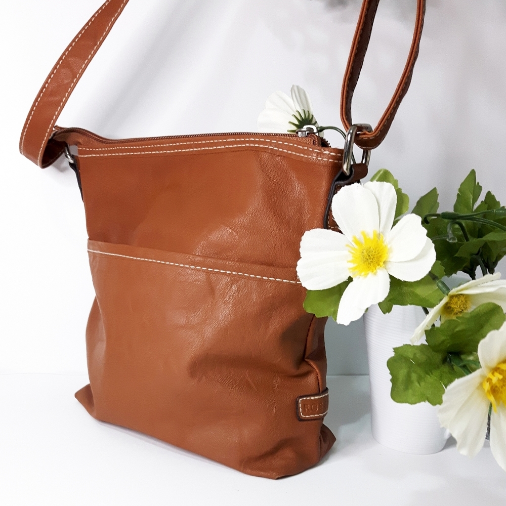 ⚡SALE💥Rosetti❤Crossbody Multi Pocket Brown Bag